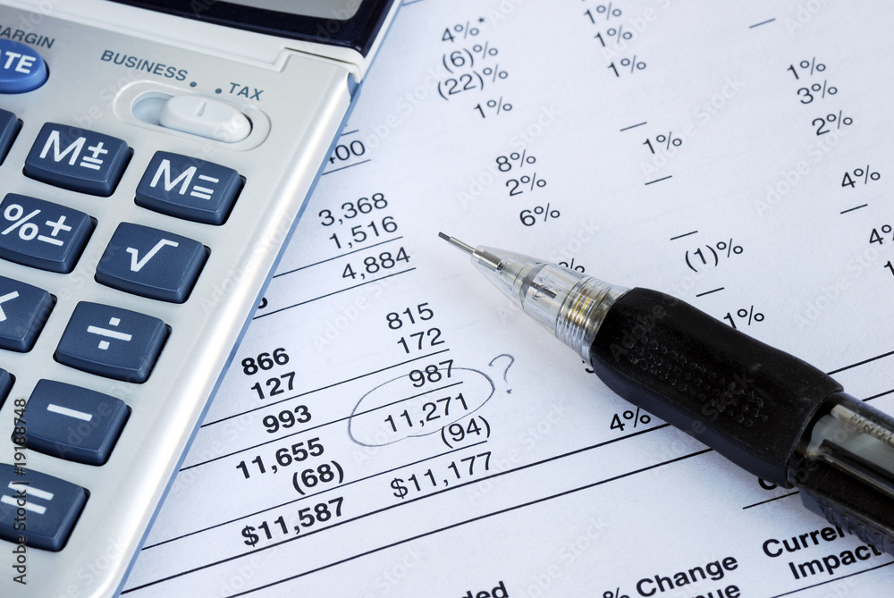 Find a mistake when auditing the financial statement