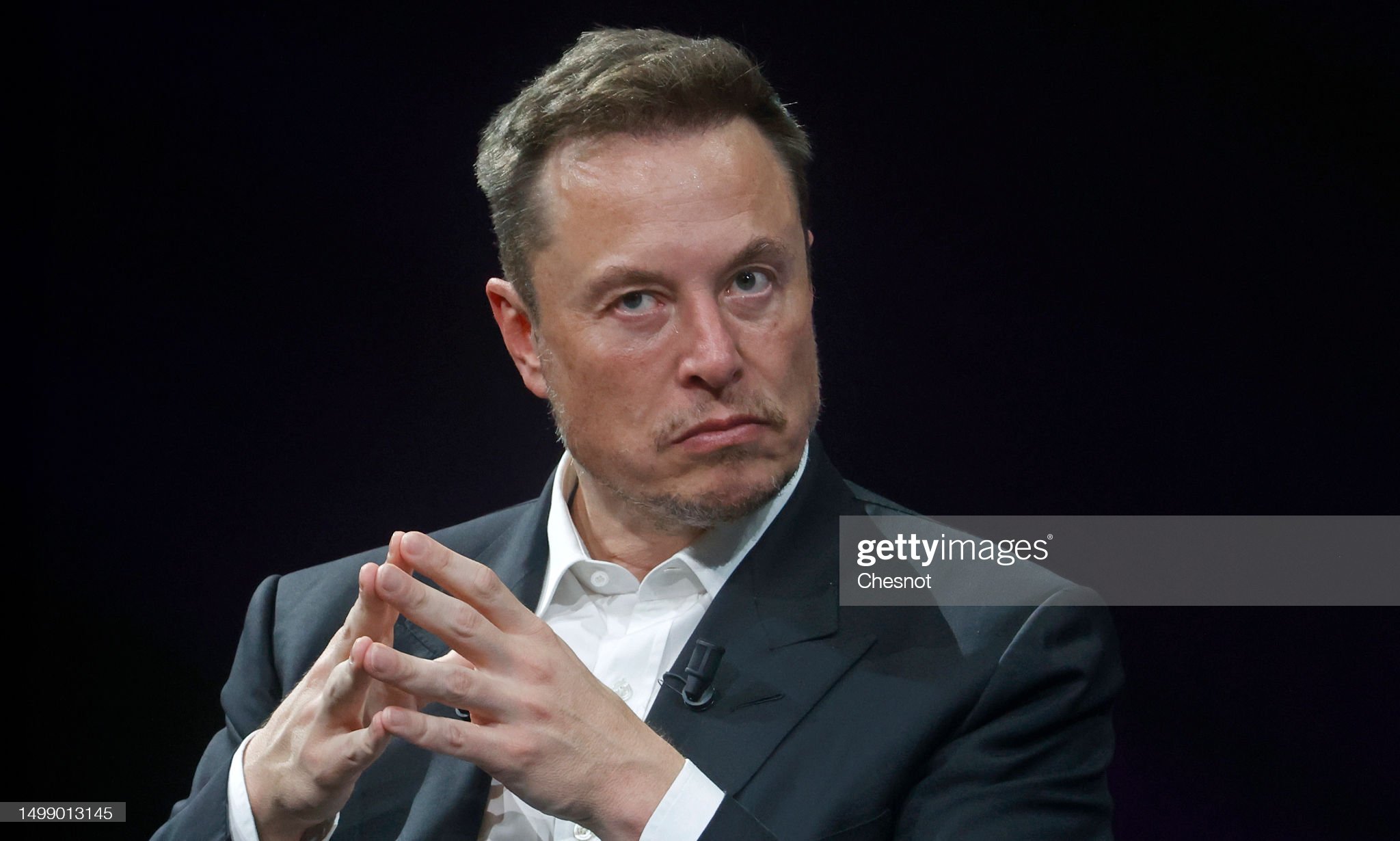 PARIS, FRANCE - JUNE 16: Chief Executive Officer of SpaceX and Tesla and owner of Twitter, Elon Musk attends the Viva Technology conference dedicated to innovation and startups at the Porte de Versailles exhibition centre on June 16, 2023 in Paris, France. Elon Musk is visiting Paris for the VivaTech show where he gives a conference in front of 4,000 technology enthusiasts. He also took the opportunity to meet Bernard Arnaud, CEO of LVMH and the French President. Emmanuel Macron, who has already met Elon Musk twice in recent months, hopes to convince him to set up a Tesla battery factory in France, his pioneer company in electric cars. (Photo by Chesnot/Getty Images)